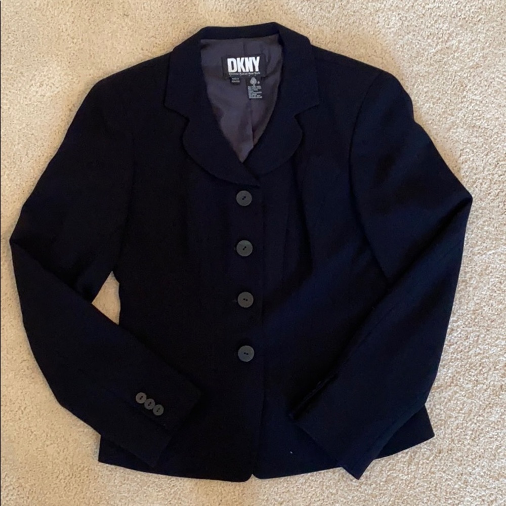 Vintage 1990 DKNY Navy blazer